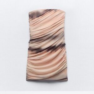 Zara Strapless Mini Dress NEW